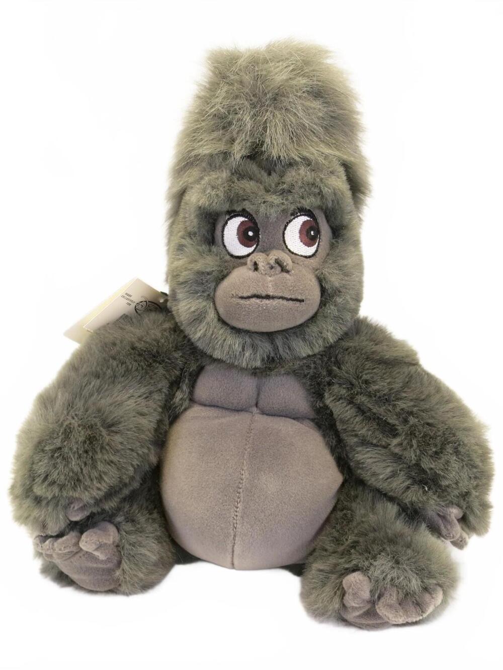 Vintage 90s Disney Store Tarzan Terk Gray 14" Gorilla Plush NWT